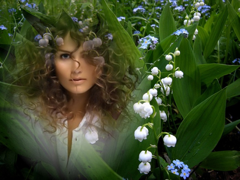 Глаза зеленые