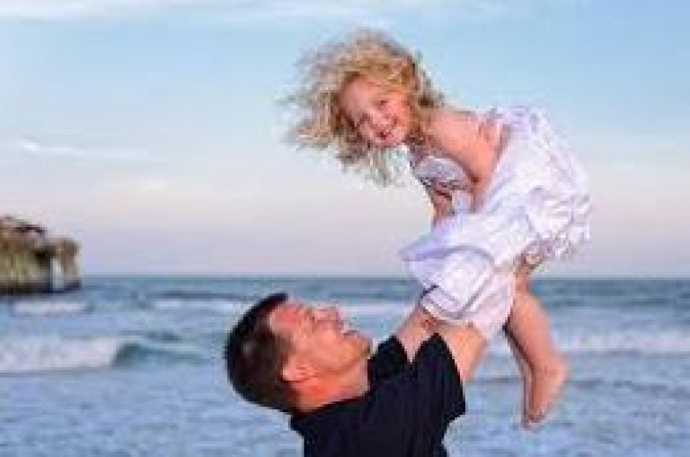 Папа и дочка